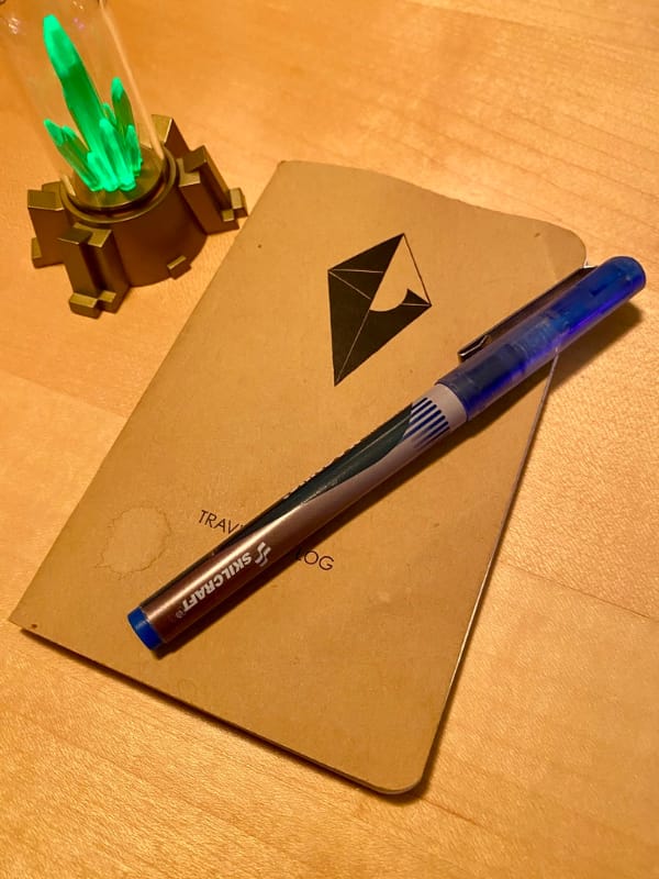 Small notebook with Atlas logo on front