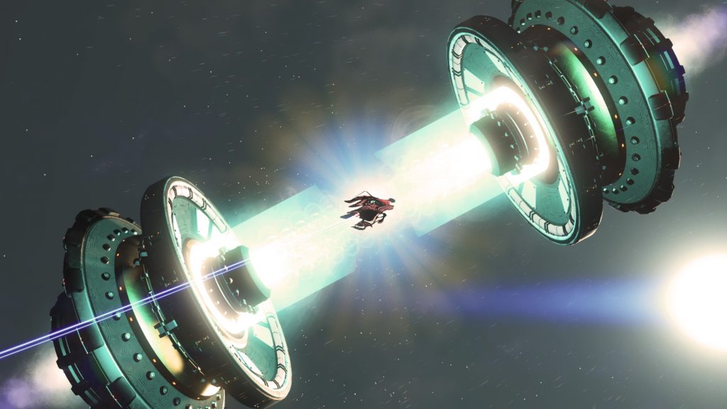 A Gallery of Anomalous Space Encounters in "No Man's Sky" NMSspot