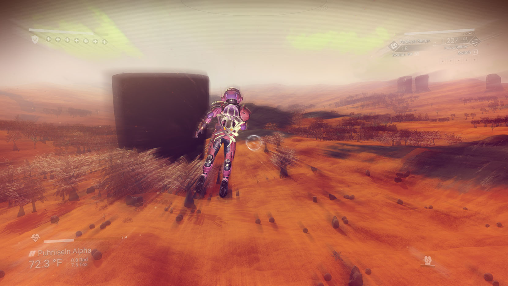 Melee reload jump trick - in flight screenshot