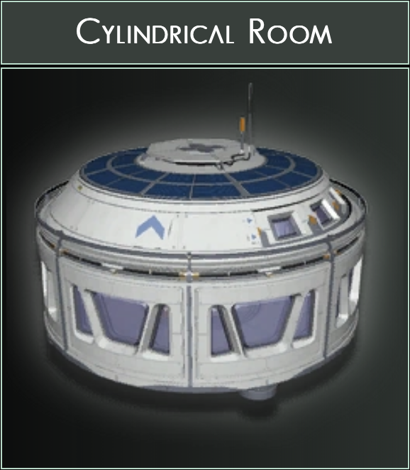 Cylindrical room base part from No Man's Sky